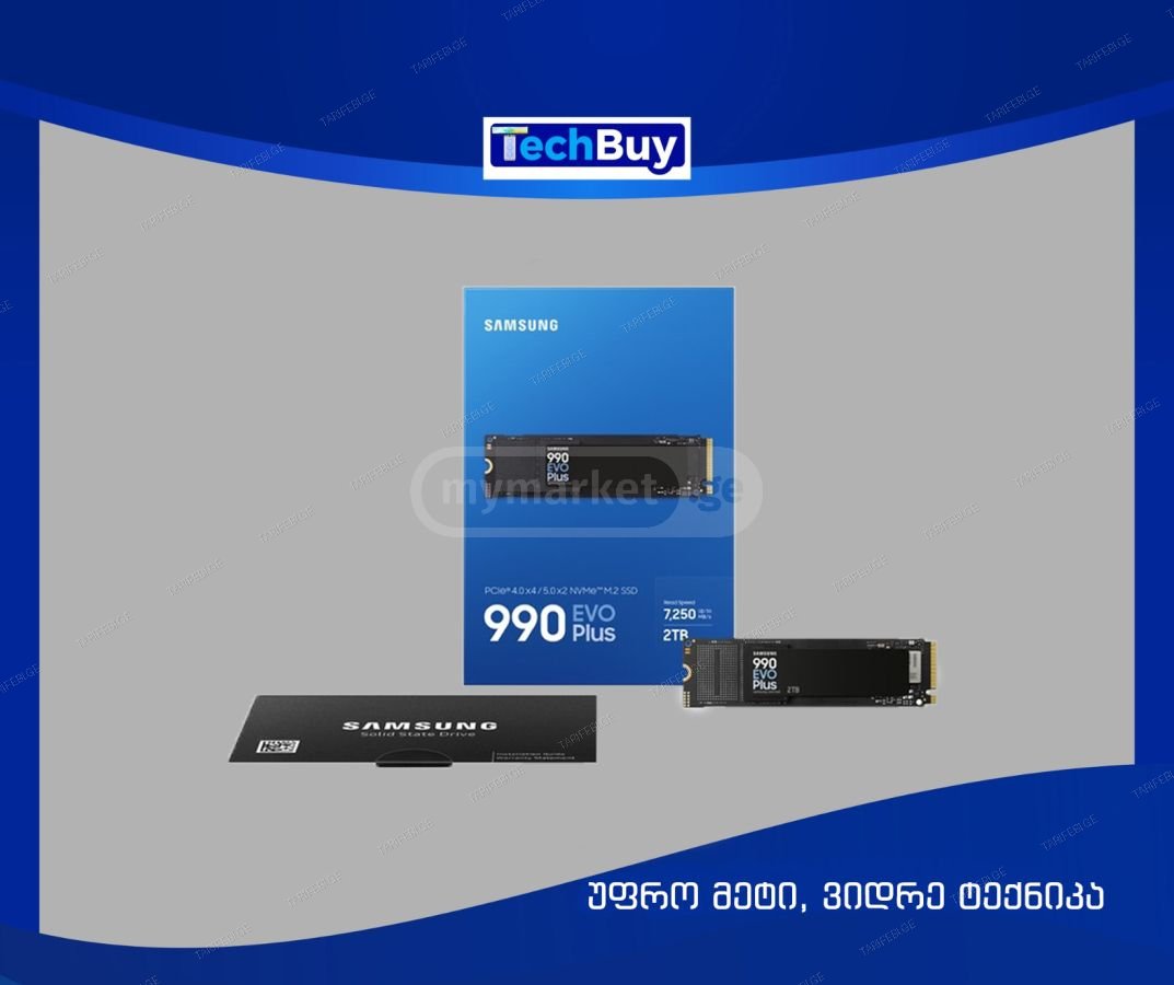 გარანტიით!✅ Samsung 990 EVO Plus 2TB (MZ-V9S2T0)