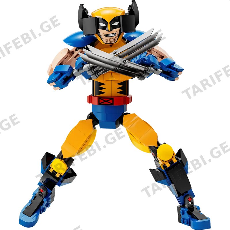 ლეგო LEGO WOLVERINE CONSTRUCTION FIGURE