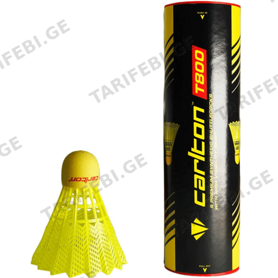 ბადმინტონის ბურთი C BS T800 YLWBLU 6 PK (625DN003777)