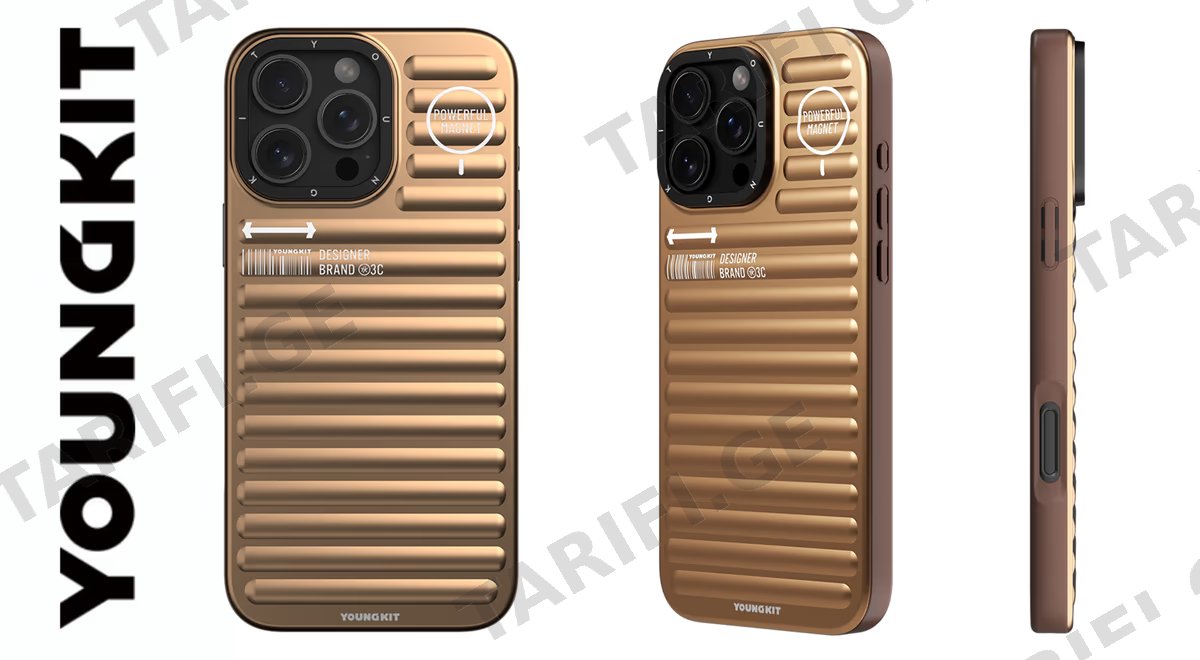 iPhone 16 ProMax Case - Golden Brown