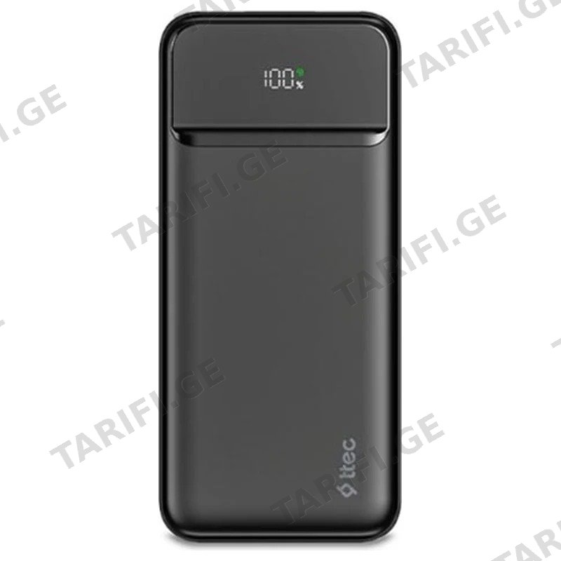 პორტატული დამტენი TTEC RECHARGER LCD 2BB233S 10000MAH 20W PD BLACK