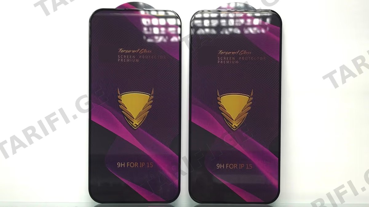 iPhone 15 Tempered Glass. 2 Pieces.