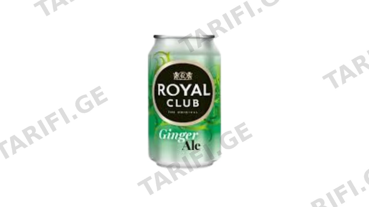 ტონიკი Royal Club, ჯინჯერი - 0.33L