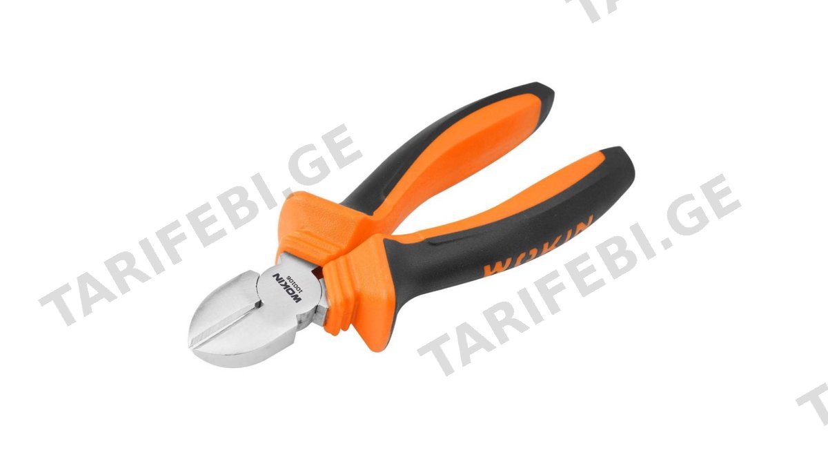 მკვნეტარა Wokin 100106, 160mm Cutting Plier, Black/Orange