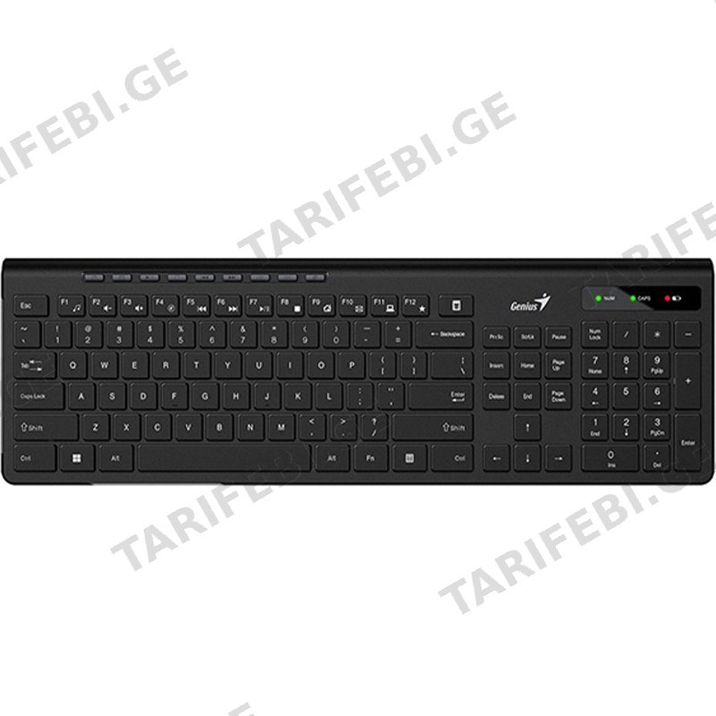 უსადენო კალვიატურა GENIUS SLIMSTAR 7230 BLK