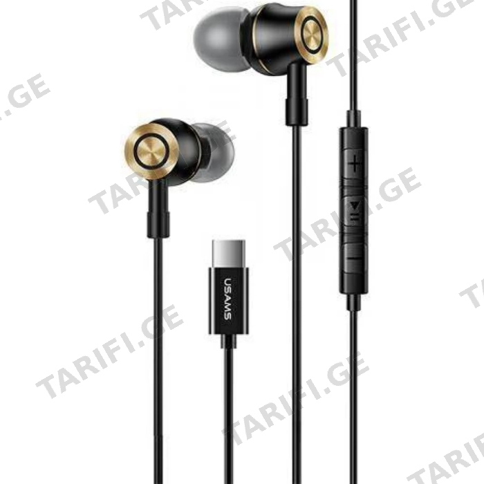 Ყურსასმენი Us-sj482 Ep-43 Type-c In-ear Metal Earphone