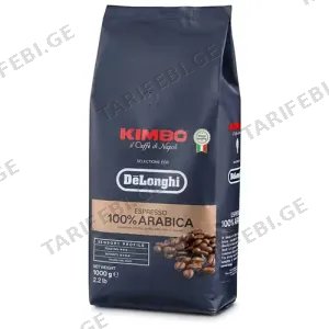 ყავის მარცვლები DeLonghi DLSC613 Kimbo-DL Arabica 1kg