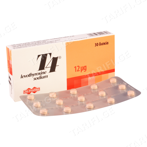 ტ4 (T4) ტაბლეტი 12მკგ #30