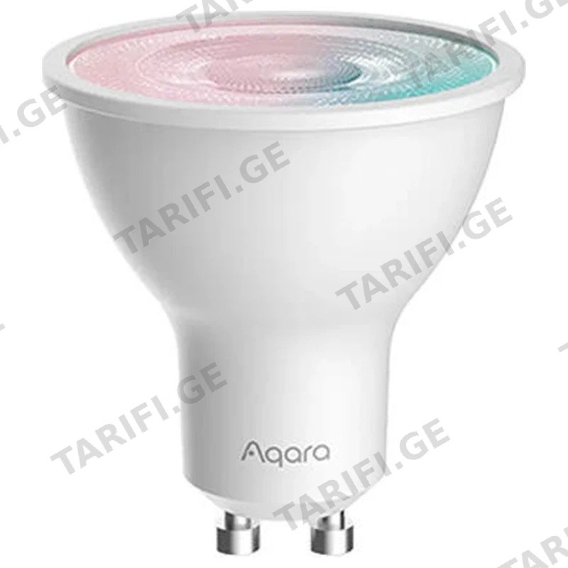 ჭკვიანი ნათურა AQARA LED BULB T2 GU10 RGB CCT 450 ლუმენი