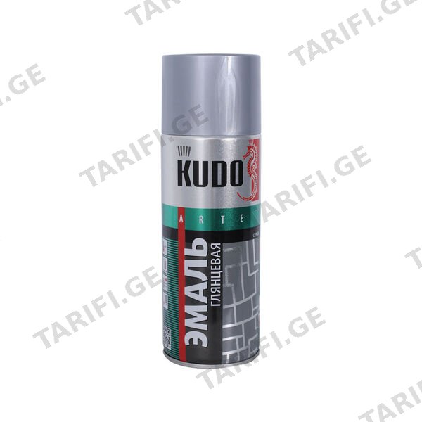 უნივერსალური სპრეი ემალი ნაცრისფერი 0.52 ლ KUDO