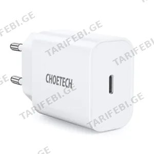Choetech Q5004-EU Type-C PD20W Charger (01.01.02.XX-Q5004-V4-EU-WH)