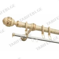 კარნიზი ლითონის Delfa СК-196/300/1Ш