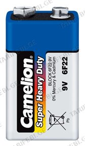 ელემენტი Camelion Super Heavy Duty 6LR61 9V მარილოვანი 1 ც