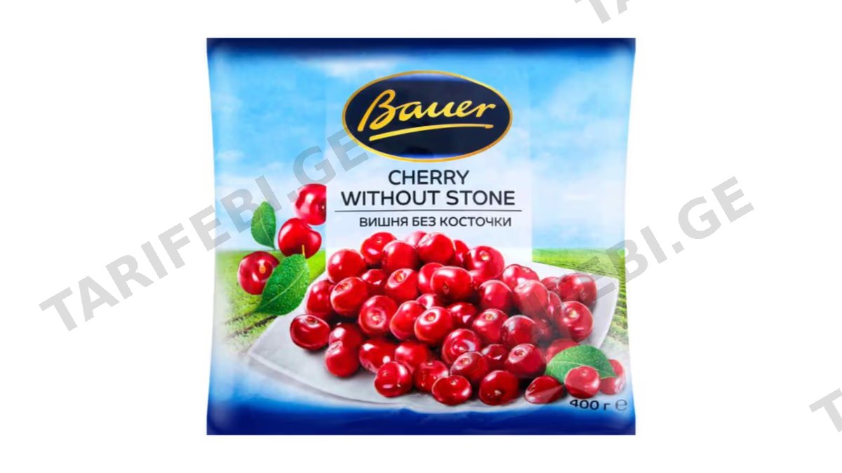 "BAUER"- ალუბალი გაყინული 400 გრ