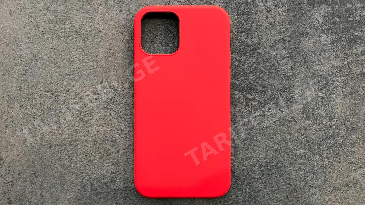 iPhone 12/12 Pro REMAX Silicone Case - Red