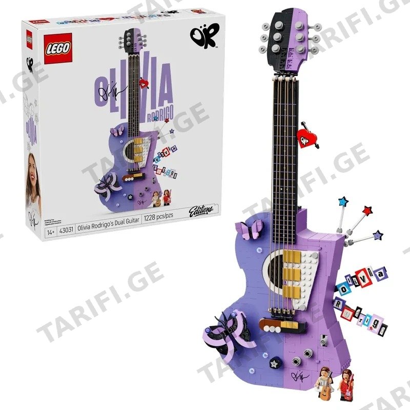 კონსტრუქტორი LEGO EDITIONS 43031 OLIVIA RODRIGO'S DUAL GUITAR 1228 ნაწილი