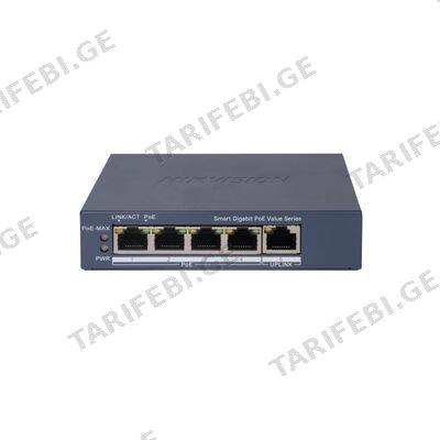 სვიჩი POE DS-3E1505P-EI/M,4 Port Gigabit Smart POE Switch