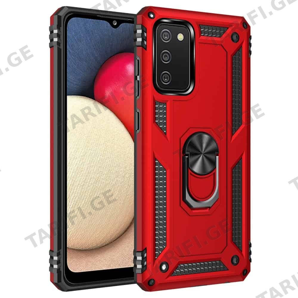 Samsung Galaxy A03S Sofia Ring Case სილიკონის ქეისი ბეჭდით