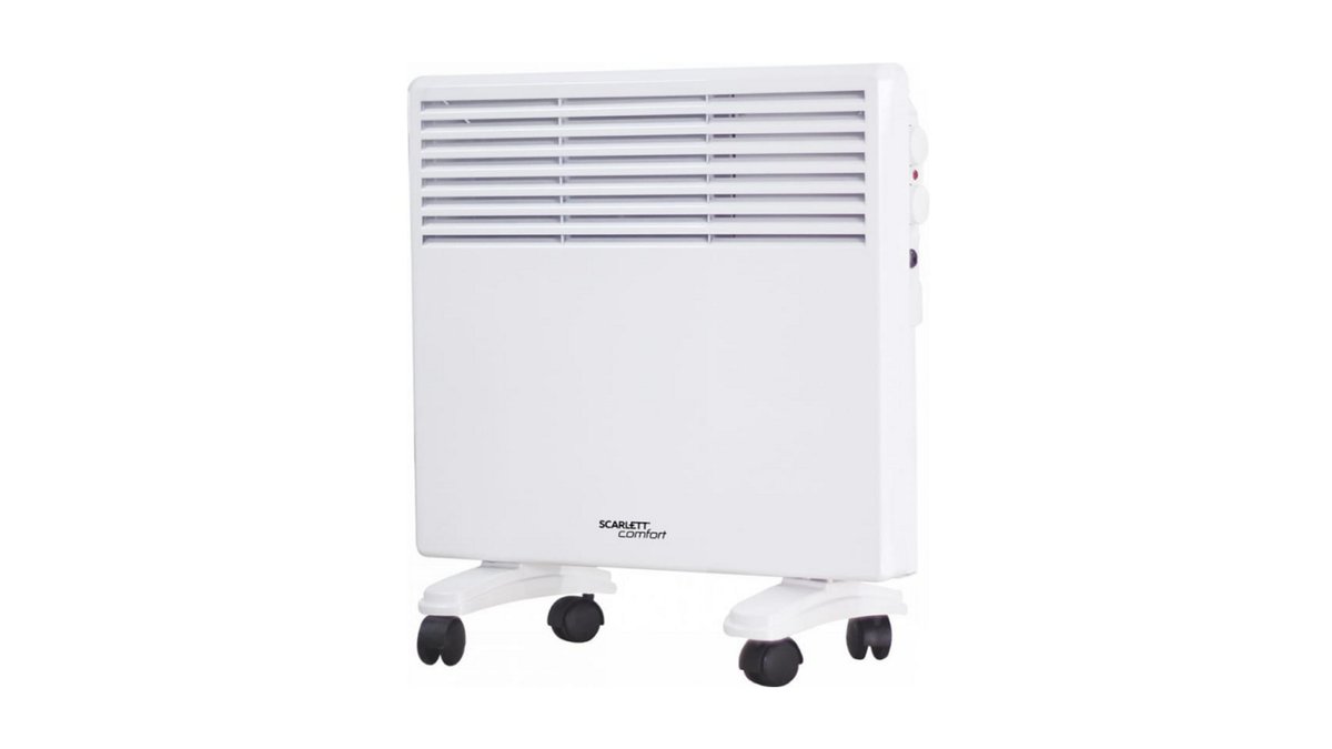 ელექტრო გამათბობელი Scarlett SCA H VER31 1000, 1000W, 15m², Electric Heater, White