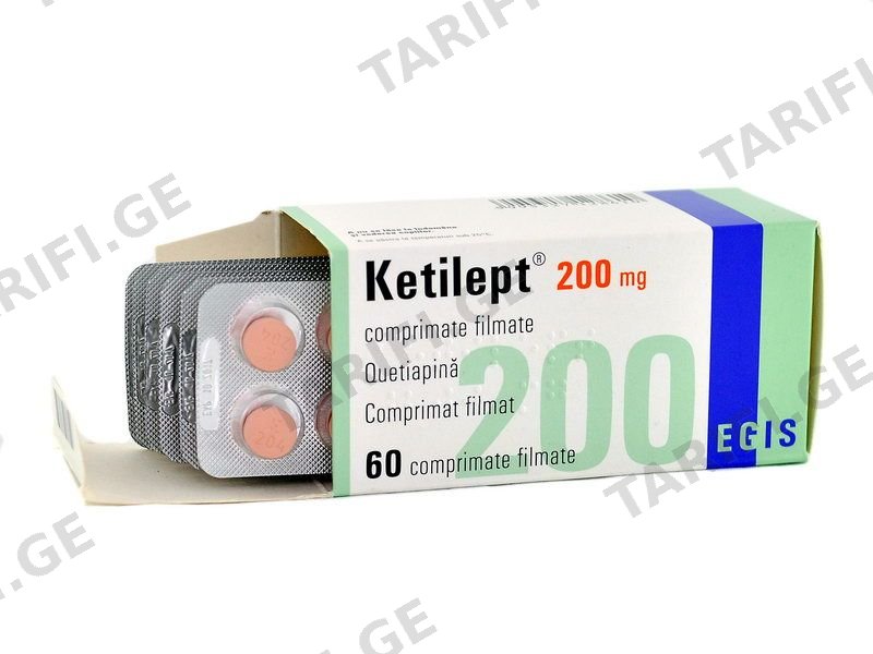 KETILEPT - კეტილეპტი 200მგ 60 ტაბლეტი