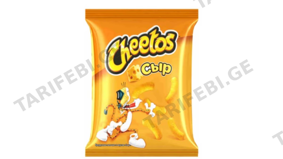 Cheetos -სიმინდის ჩხირები ყველით 16*85გ