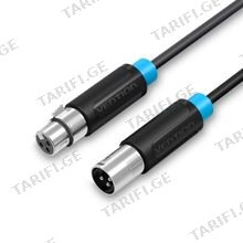 VENTION BBFBK XLR Audio Extension Cable 8M Black