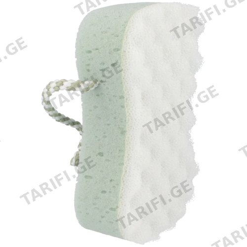 პარსა - ღრუბელი ტანის სამასაჟე მწვანე 6349 Parsa - Massage sponge