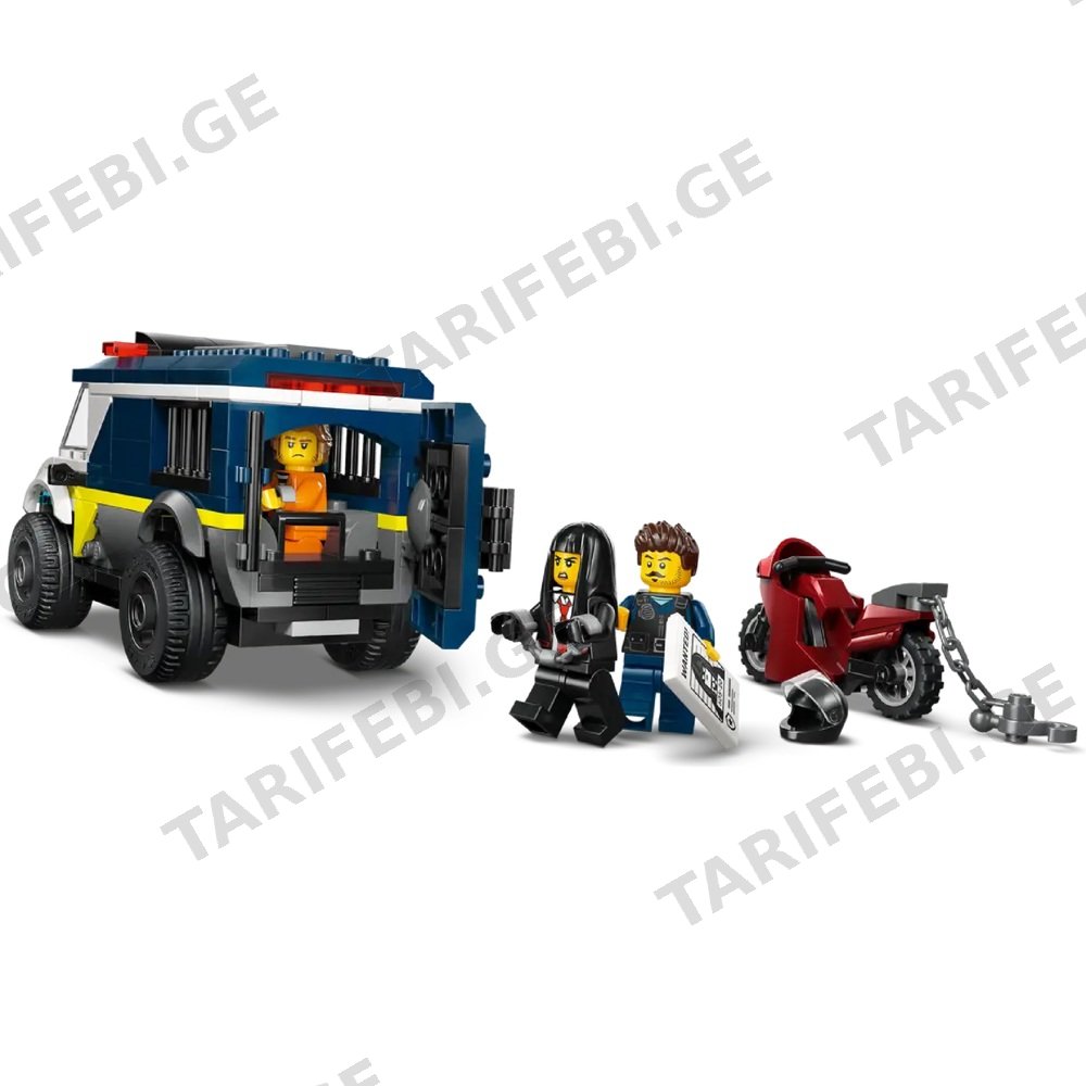 ლეგო City Police Prisoner Transport Van 60479