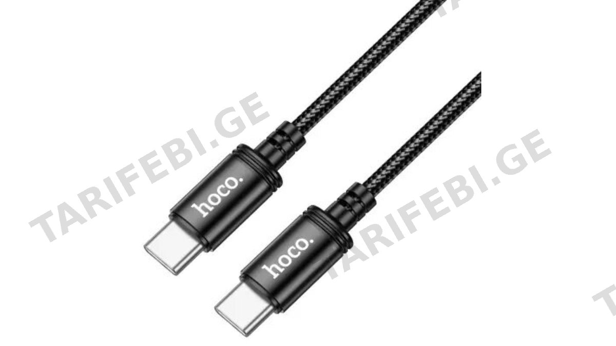 Hoco Cable Type-C to Type-C X89 Wind PD 60W fast charge