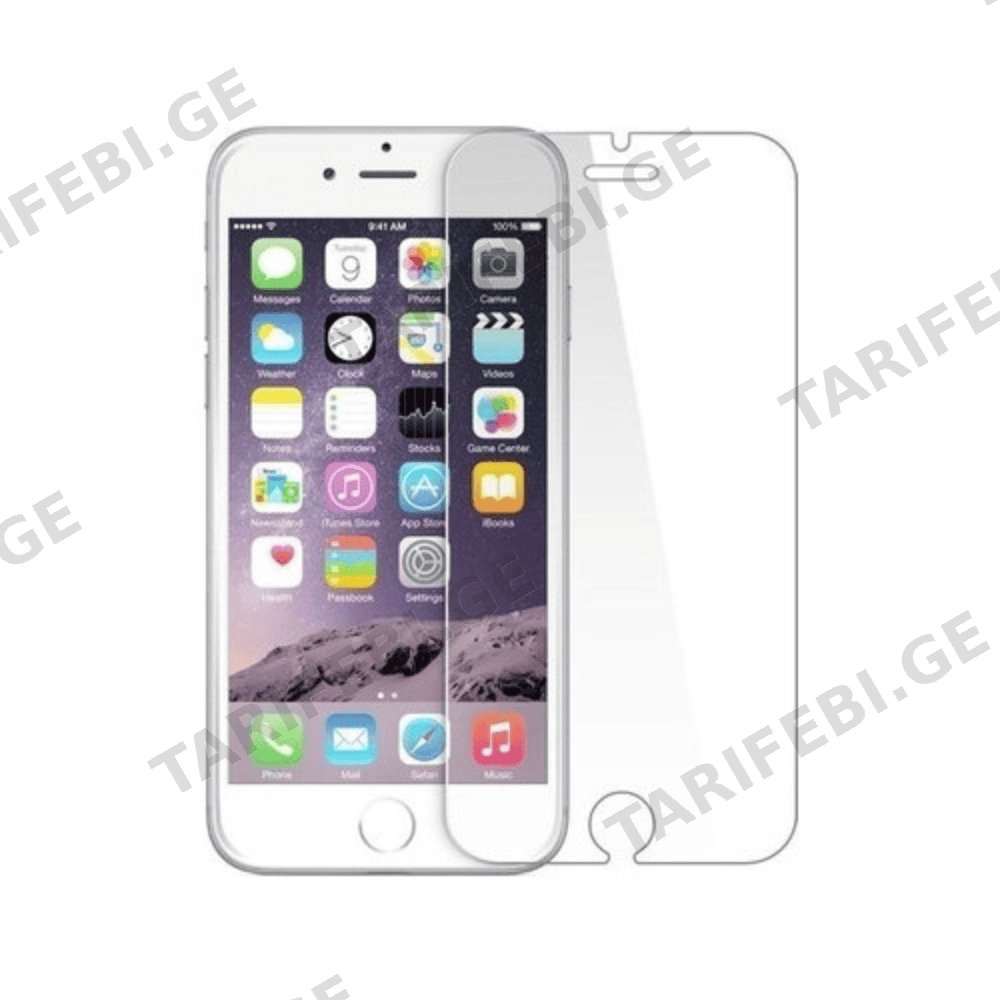 iPhone 7 Plus Tempered Glass Screen Protector, ეკრანის დამცავი შუშა