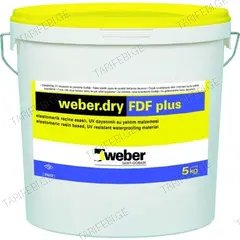 ჰიდროსაიზოლაციო კაუჩუკის ხსნარი Weber.dry fdf plus 5 კგ