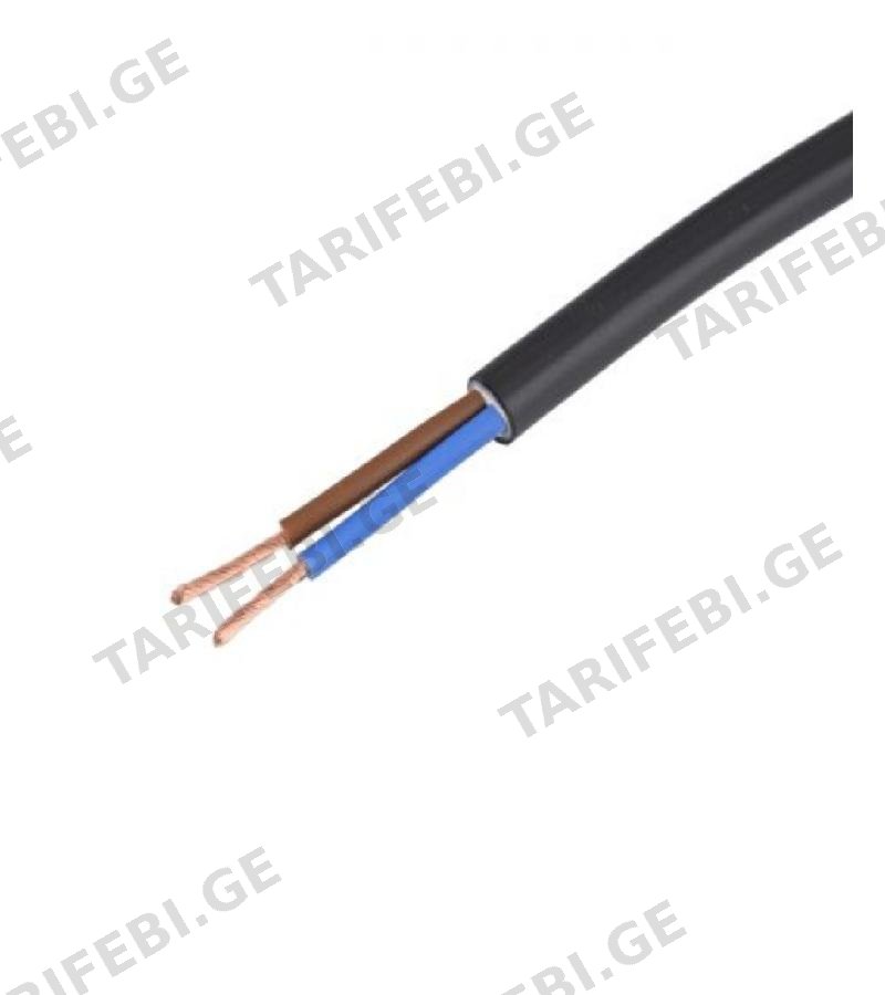 ელ. სადენი 2 * 6 CYKYLO-F მრავალწვერა, შავი Delta Cable