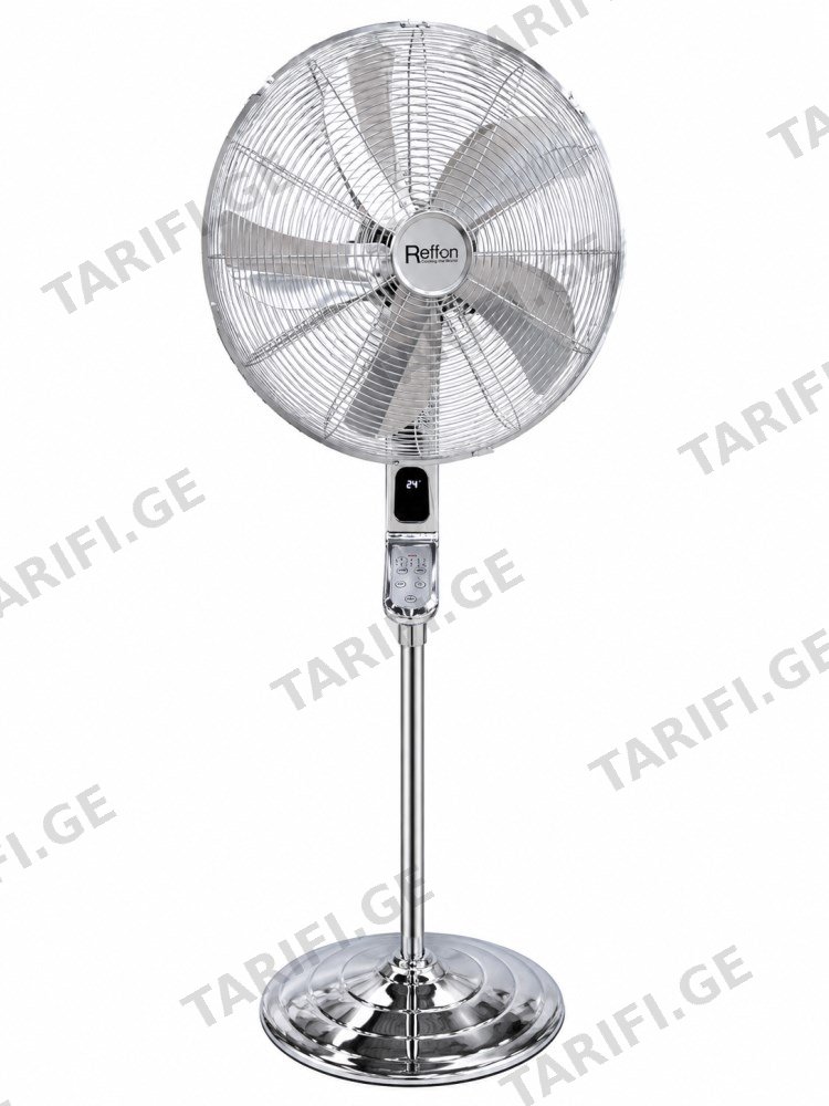 ვენტილატორი Reffon PS-40RM3-BCR-Cr 50W ქრომი პულტით