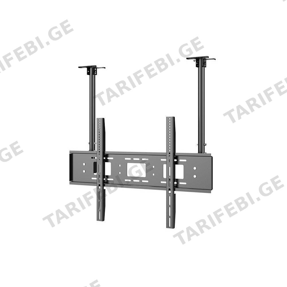 ტელევიზორის საკიდი ჭერზე Allscreen C521, 55"-95", TV Ceiling Mount, Black