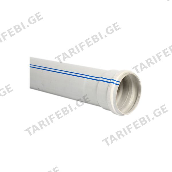საკანალიზაციო მილი 75X2000 3.2მმ PVC BORU