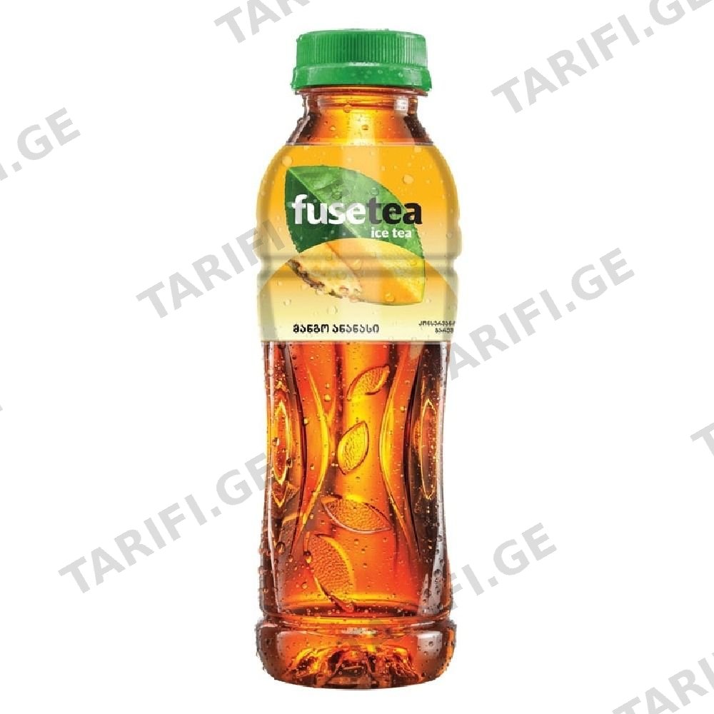 ცივი ჩაი ''fuse Tea'' პეტი მანგო-ანანასი 0,5 L