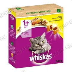 კატის საკვები Whiskas ქათამი 800გრ