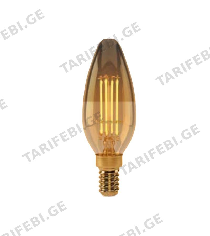 ნათურა LED E14 GOLD ფერი. 2000K 4 W #LDCCH04LH1EA მწარ. Panasonic
