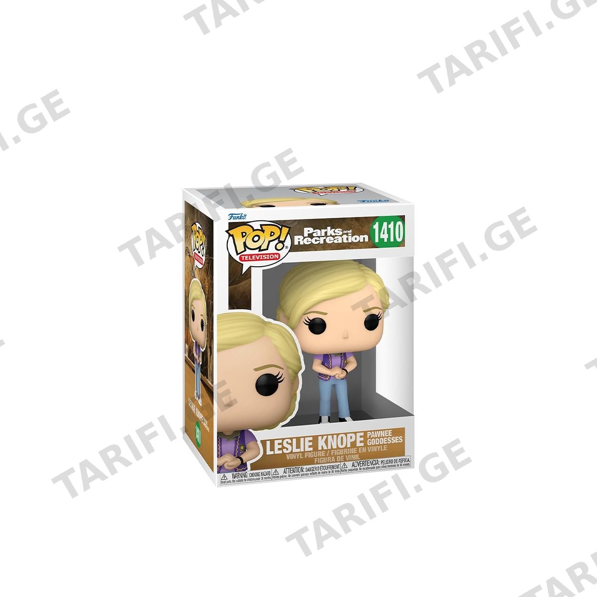ფიგურა 9.5 სმ Leslie Knope Pawnee Goddesses Sash Parks and Recreation Pop Funko 102557