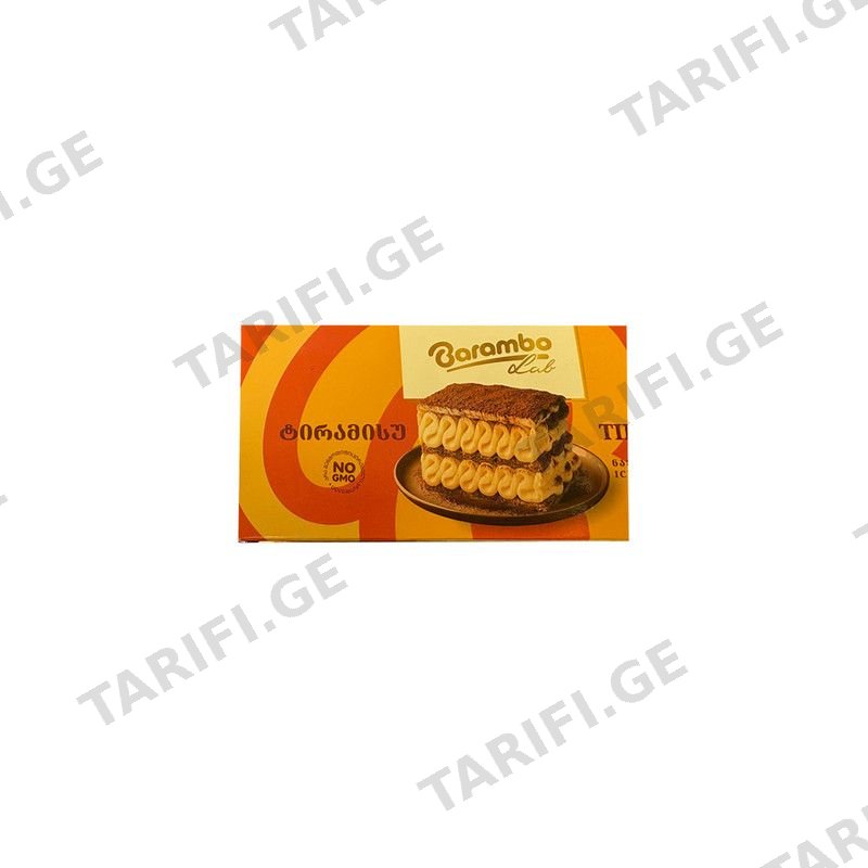 ნაყინის ტორტი - Barambo Export - ტირამისუ-ბისკვიტი 900 მლ