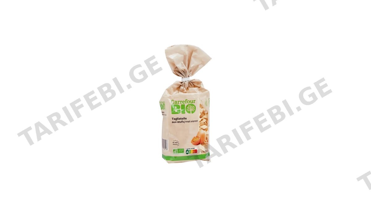 Carrefour პასტა ტალიატელი ბიო 250გრ