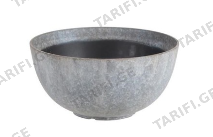 ქოთანი Mica Decorations, Timeless Elegance, ნაცრისფერი, 25 x 12 სმ
