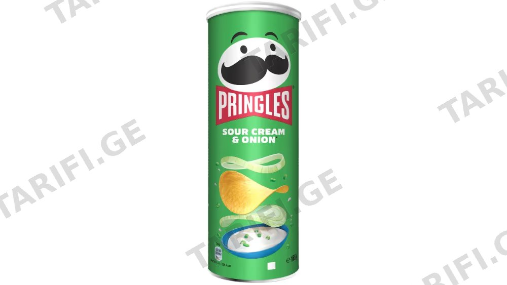 Pringles არაჟნით და ხახვით ჩიფსი 158გრ