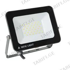 პროჟექტორი LED New Light 30W 6500K 2550Lm SMD E024E Dark Grey