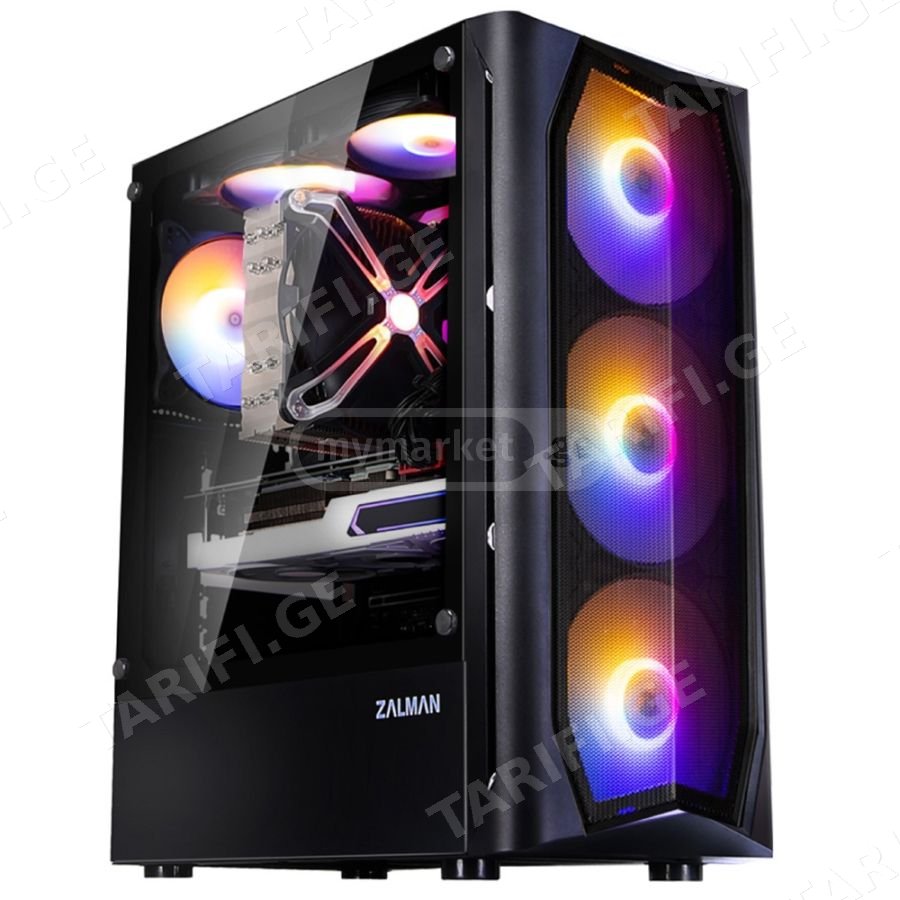 ქეისი Zalman N4 REV.1 Computer Case MidT 6x120MM Fan