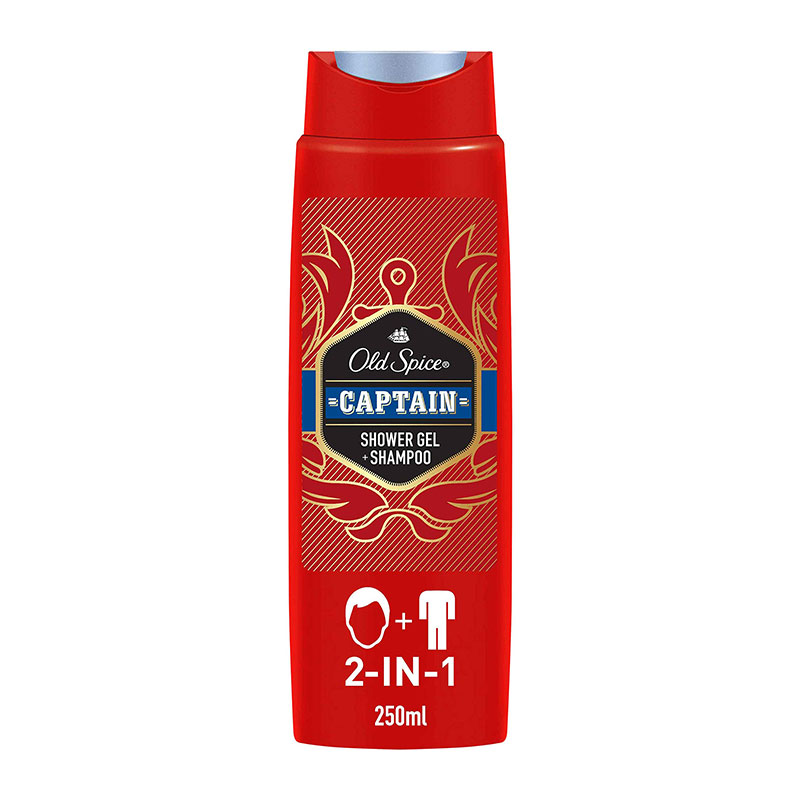 ოლდ სპაისი - შხაპის გელი Captain 250 მლ.