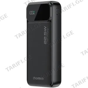 Choetech B729 PD22.5W Dual USB-A+TYPE-C Power Bank Black