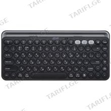 2E 2E-KS250WBK_UA KS250 BLACK უსადენო მემბრანული კლავიატურა