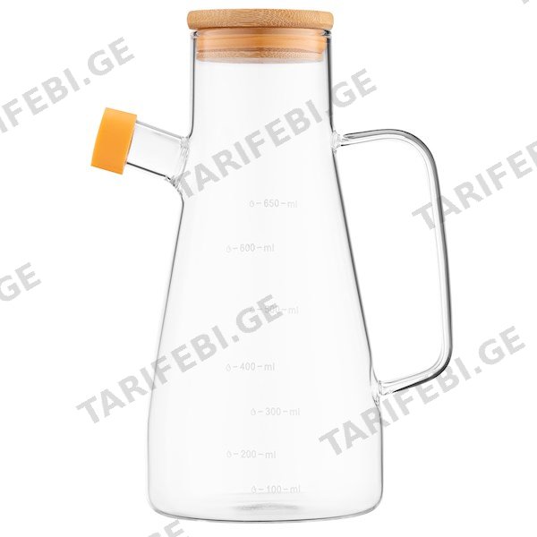 ძმრის და ზეთის ბოთლი Ardesto AR4565BB, Oil And Vinegar Bottle, Transparent