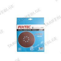 (225მმ) 5ც P120 ზუმფარა ფხრიწზე მრგვალი FIXTEC FDSP225120